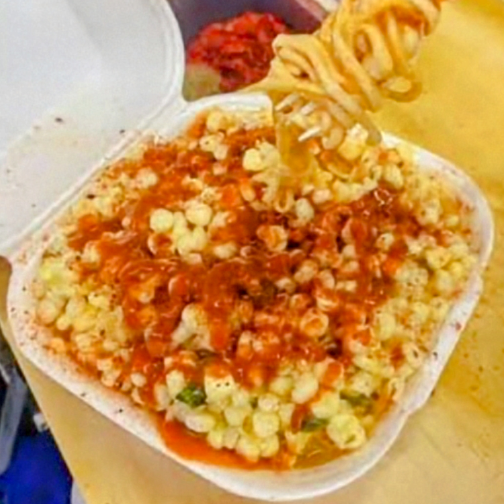 Maruchan con Elote