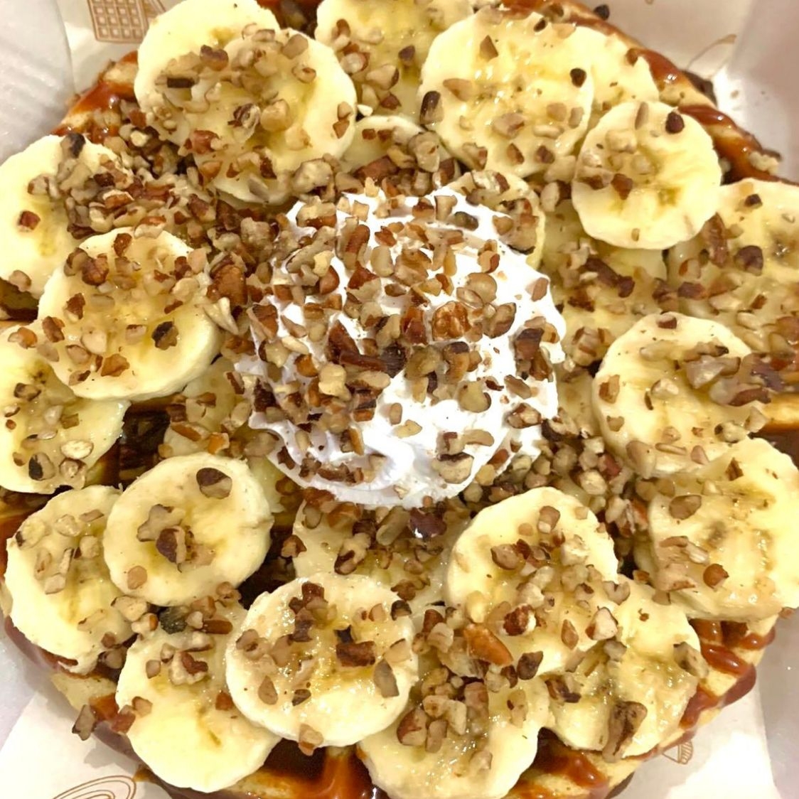 Waffle Dulce Banana