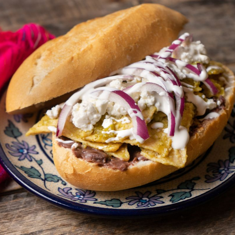 Torta de Chilaquiles