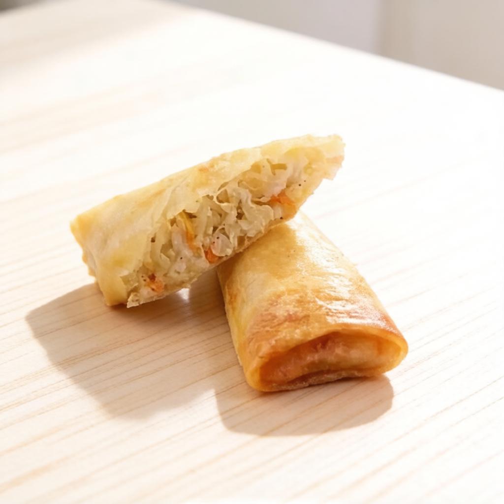Desvende o sabor da Ásia com nosso Rolinho de Legumes (2 Uni). Cada unidade vem recheada com uma seleção colorida e nutritiva de legumes frescos, cuidadosamente escolhidos e picados. A crocância dos legumes perfeitamente cozidos é complementada pela casquinha de massa fina e crocante, que é dourada à perfeição. Cada mordida é uma explosão de sabores frescos e texturas contrastantes, tornando este prato um aperitivo irresistível. Ideal para começar a sua refeição numa nota saudável e deliciosa. Experimente e se surpreenda com o nosso Rolinho Primavera!