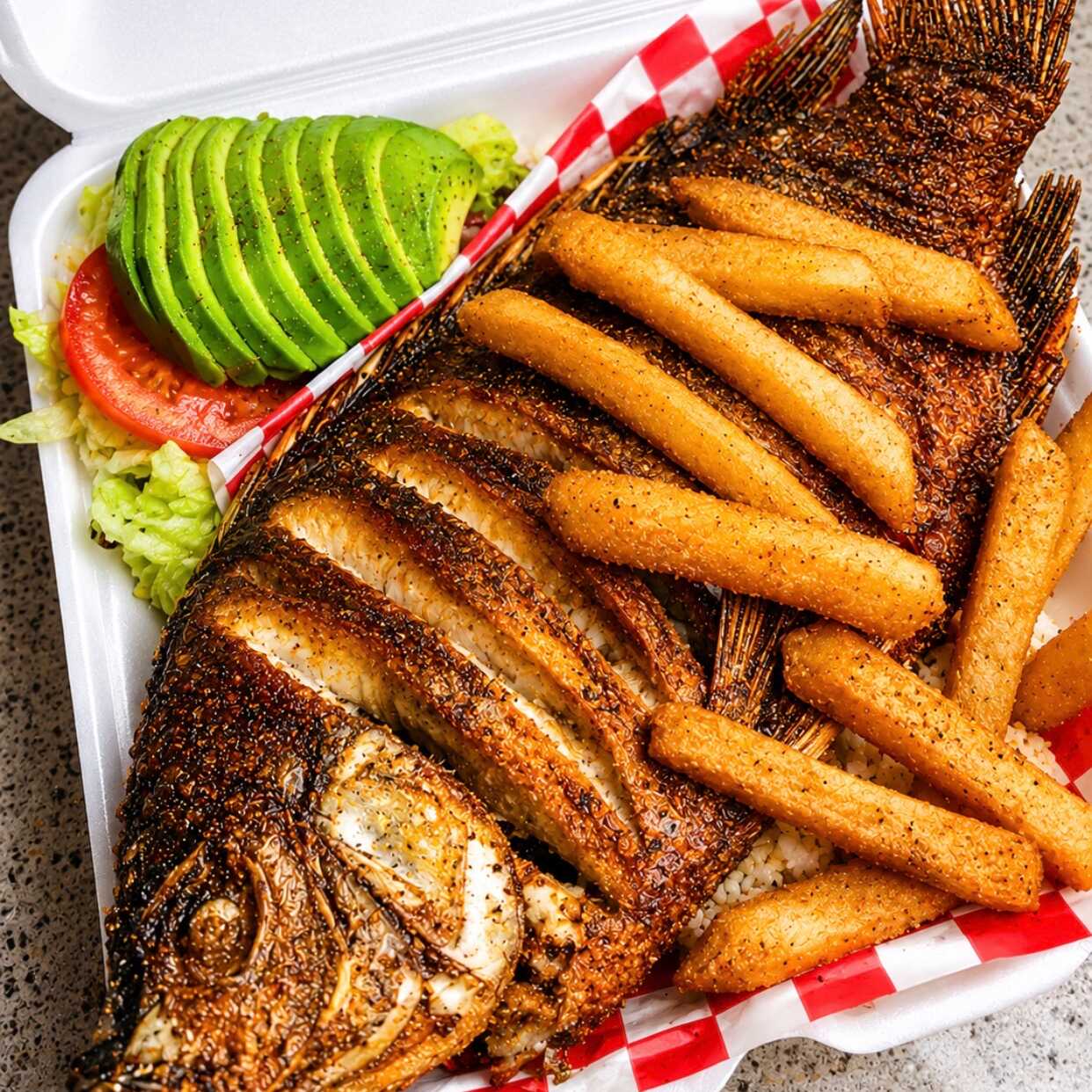 MOJARRA FRITA AL MOJO DE AJO