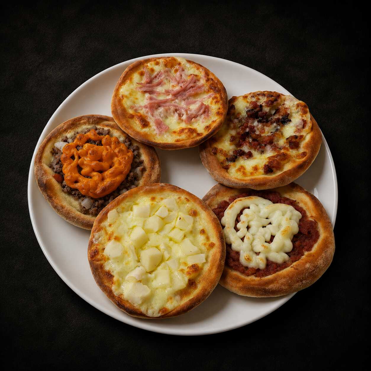 Escolha a quantidade e os sabores.
