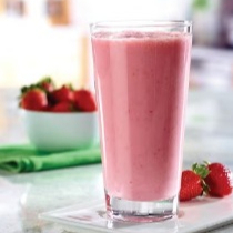 Jugo de Fresa con Leche