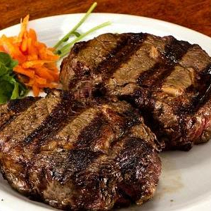 500 grs. De suculento filé argentino, com tempero da casa. (pesado crú)