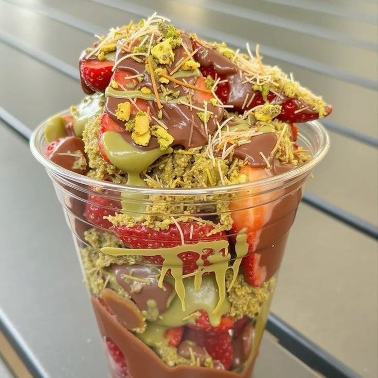 Vaso de Fresas Dubai