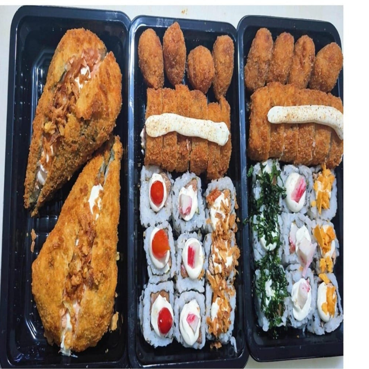 205 2 temaki hot 10 hot 8 bolinha 18 sushi
