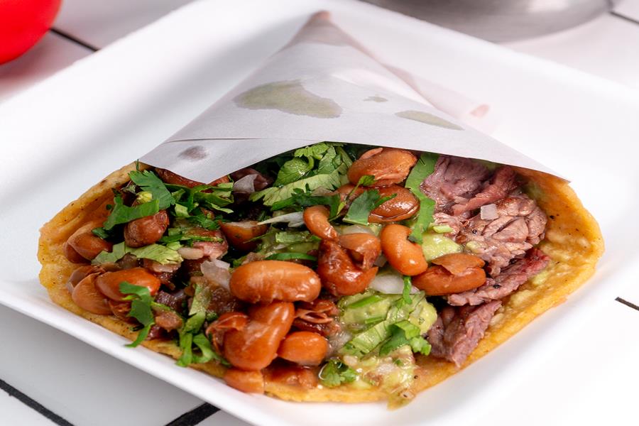 Taco de Asada de Maíz
