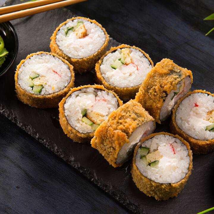 6 Bocados de Ojo de Tigre Tempura