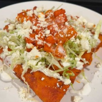 Enchiladas Rojas o Verdes 4 pzs