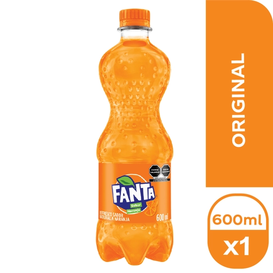 Fanta de Naranja 600 ml