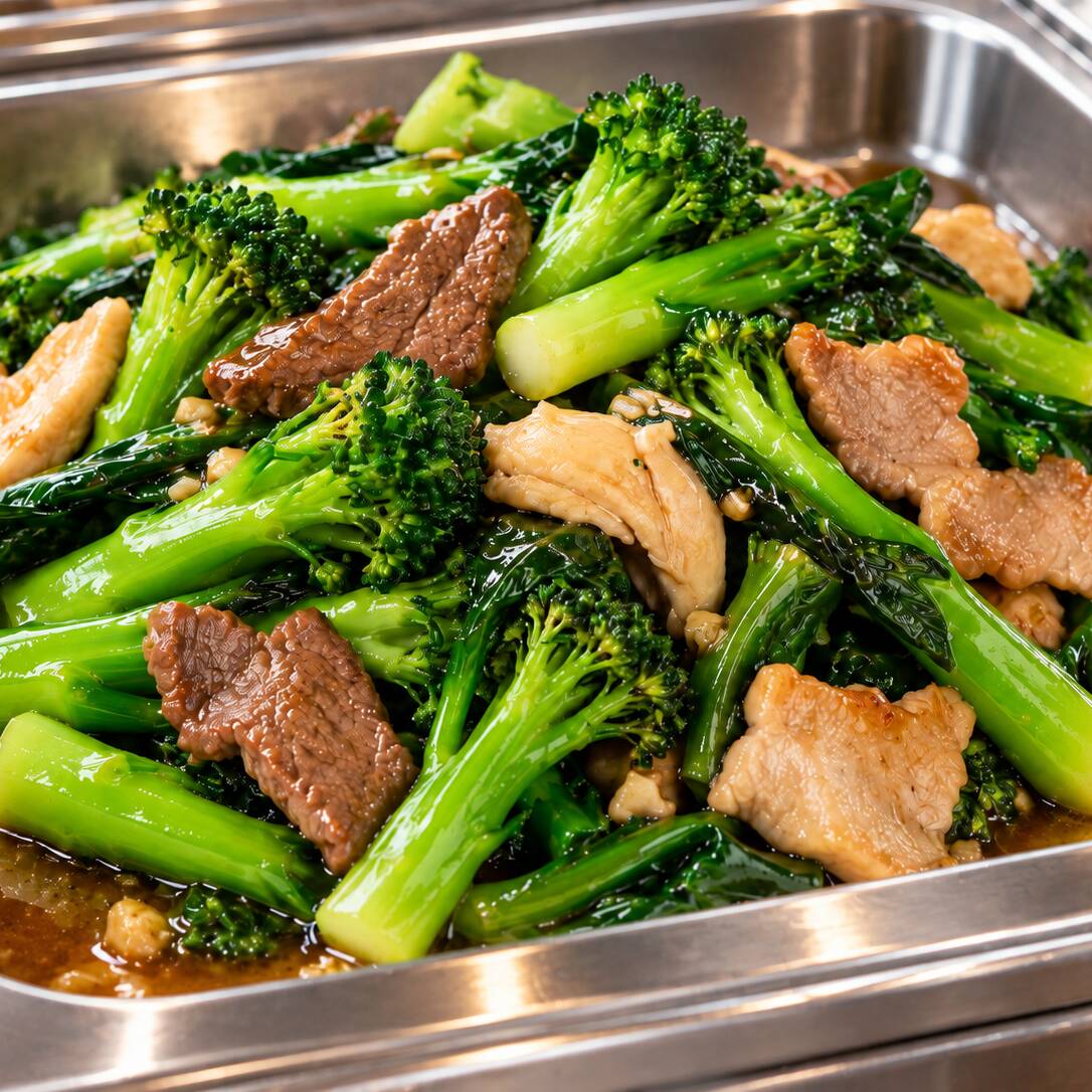 Brocoli en Combinación de Carnes (Litro)