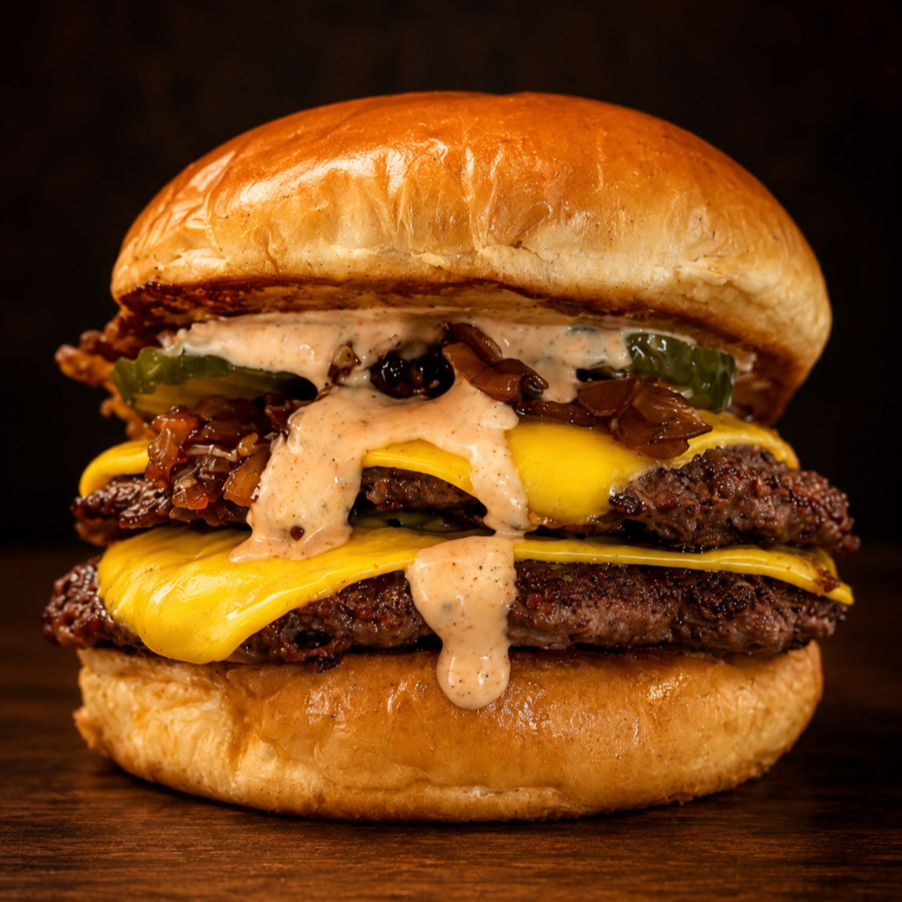 Combo Doble Smash Cheese Burger