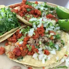 5 Tacos Chorizo + Coca Cola 600 Ml