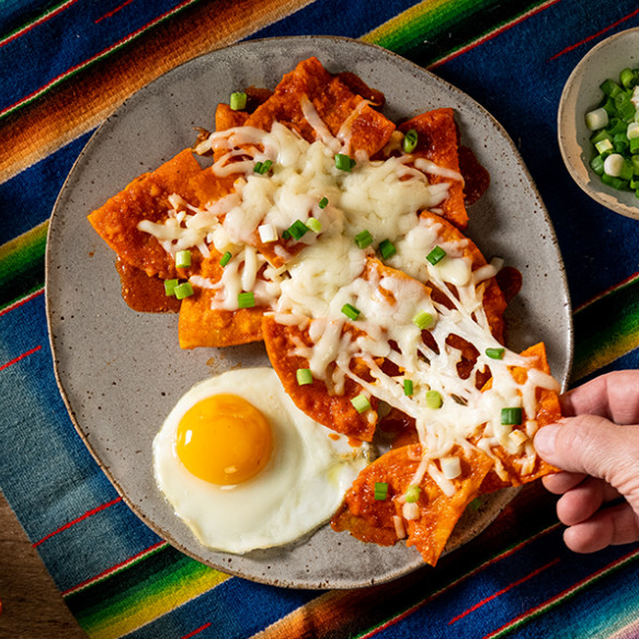 Chilaquiles Con Chorizo