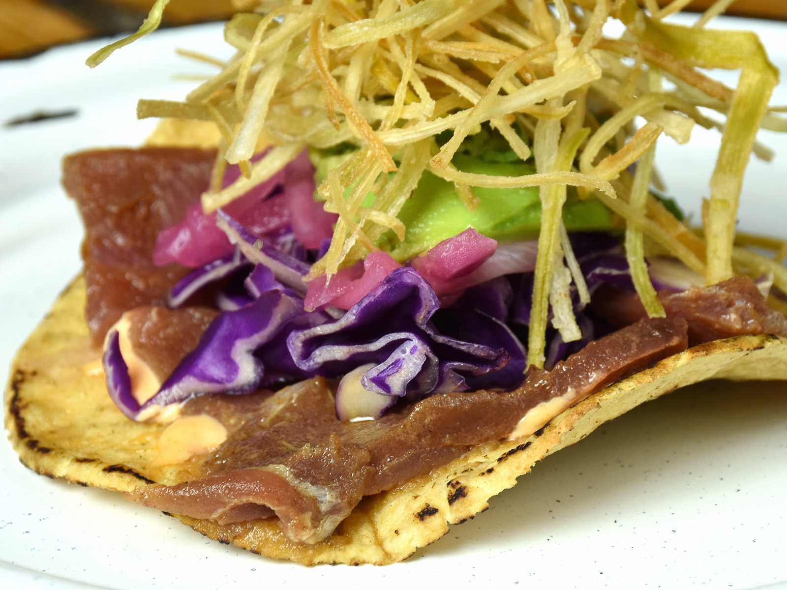 Tostada de atun