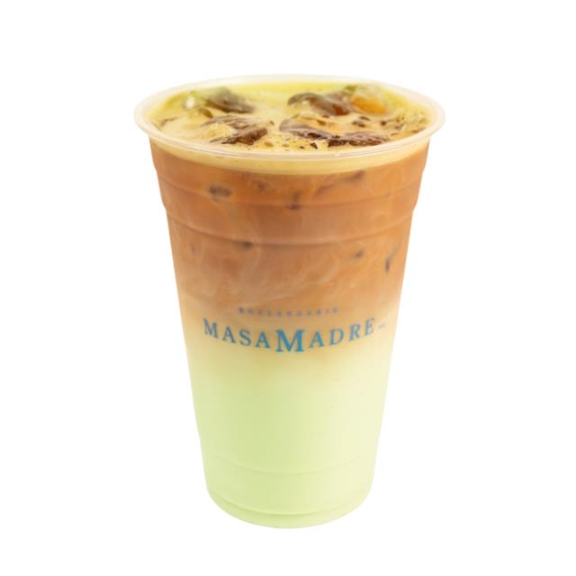 Dirty matcha frío