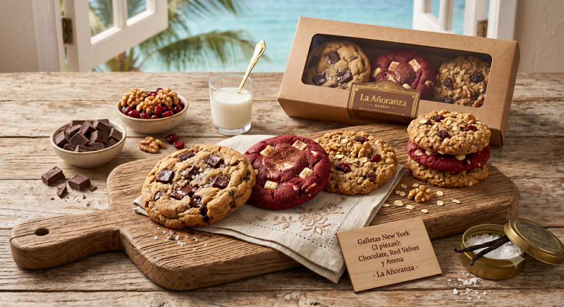 Galletas New York (Pack de 3 piezas)