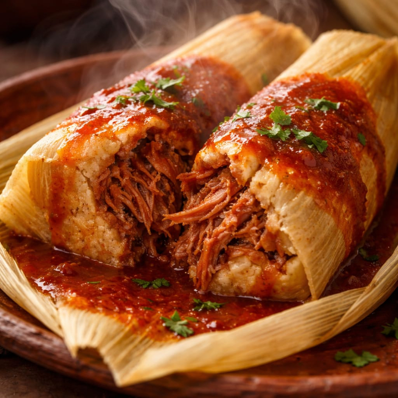 TAMAL DE BIRRIA