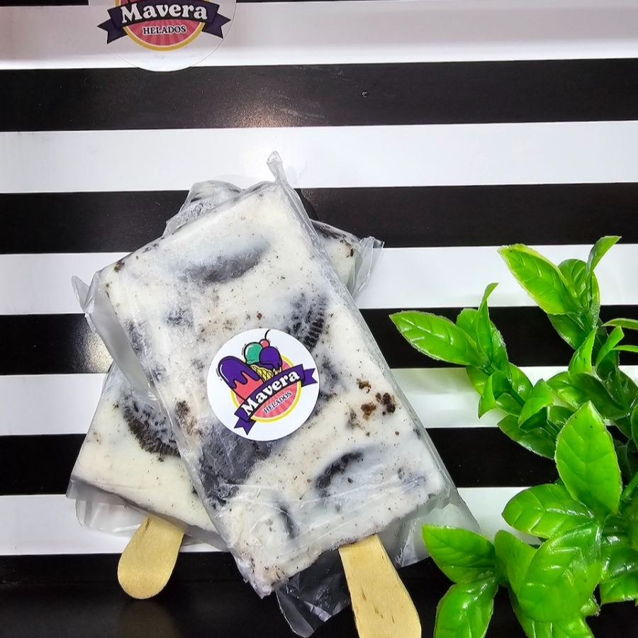 Paletas de Leche de Oreo