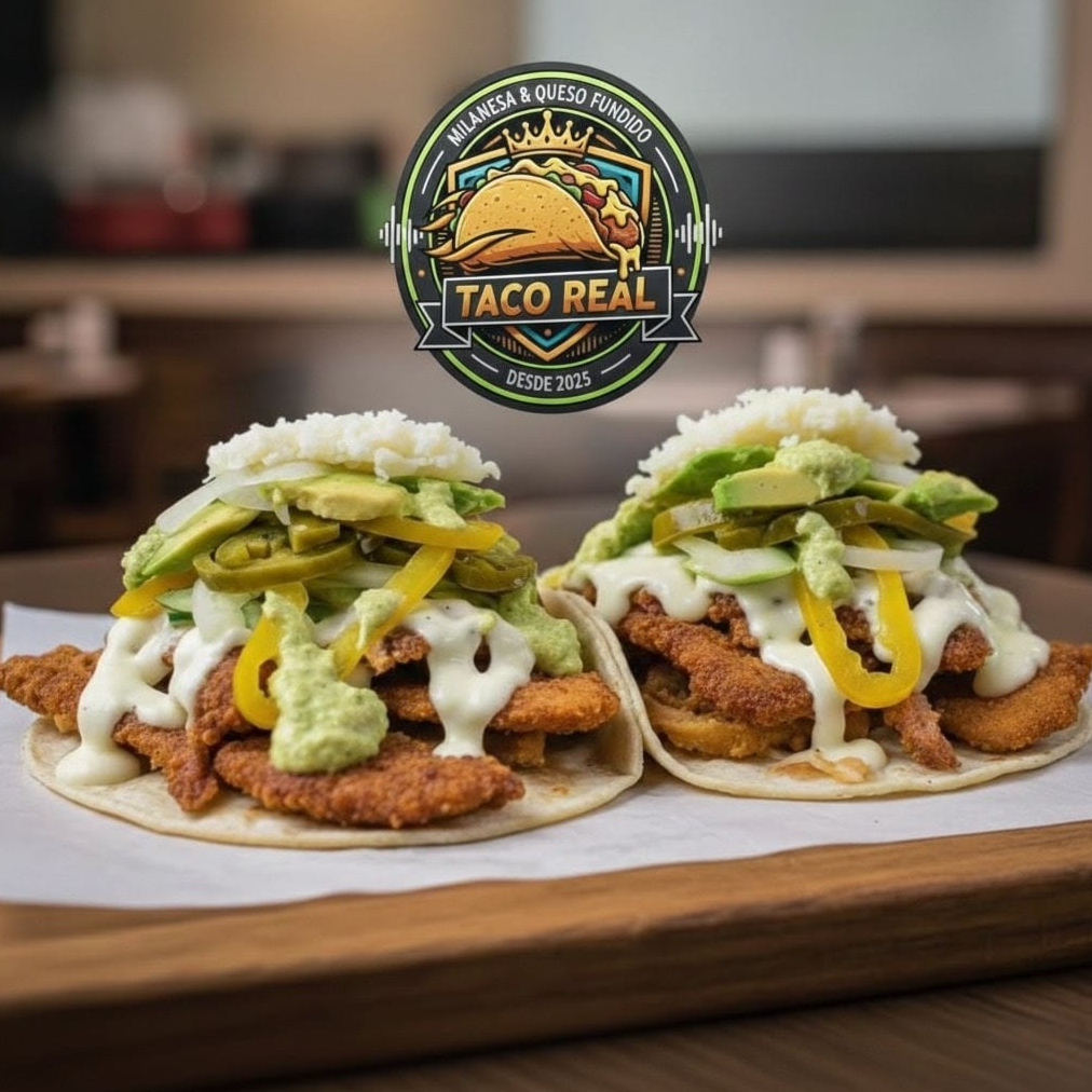 Taco Real de Milanesa de pollo