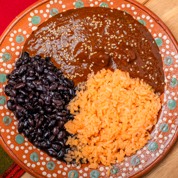 Mole de boda + Coca cola