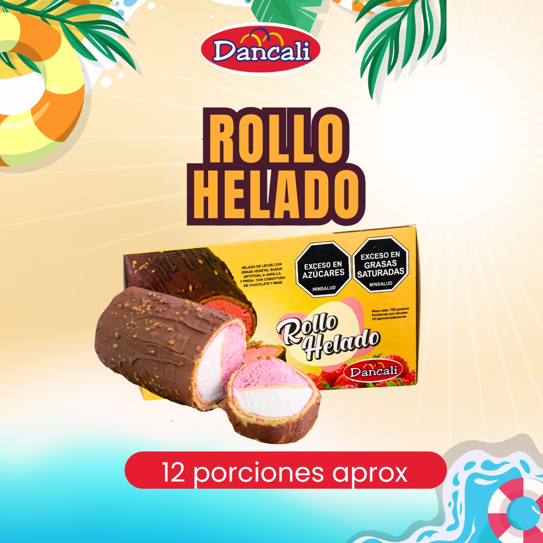 Postre Rollo Helado