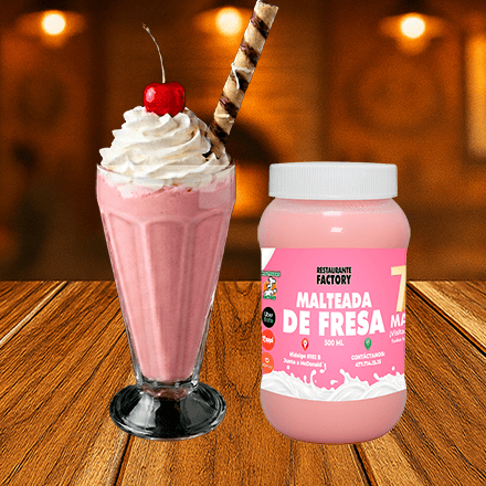 Malteada De Fresa