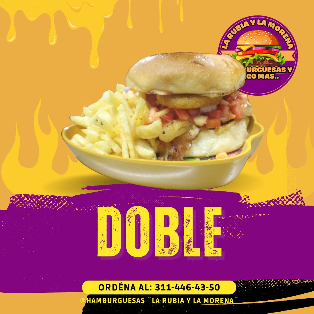 Hamburguesa Doble