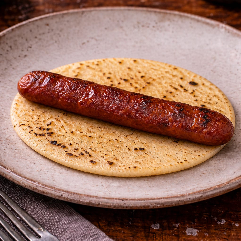 Arepa Chorizada