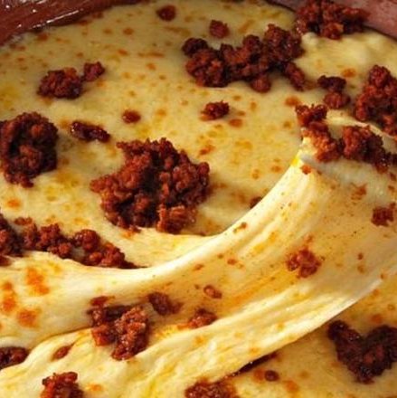 Queso Fundido con Chistorra