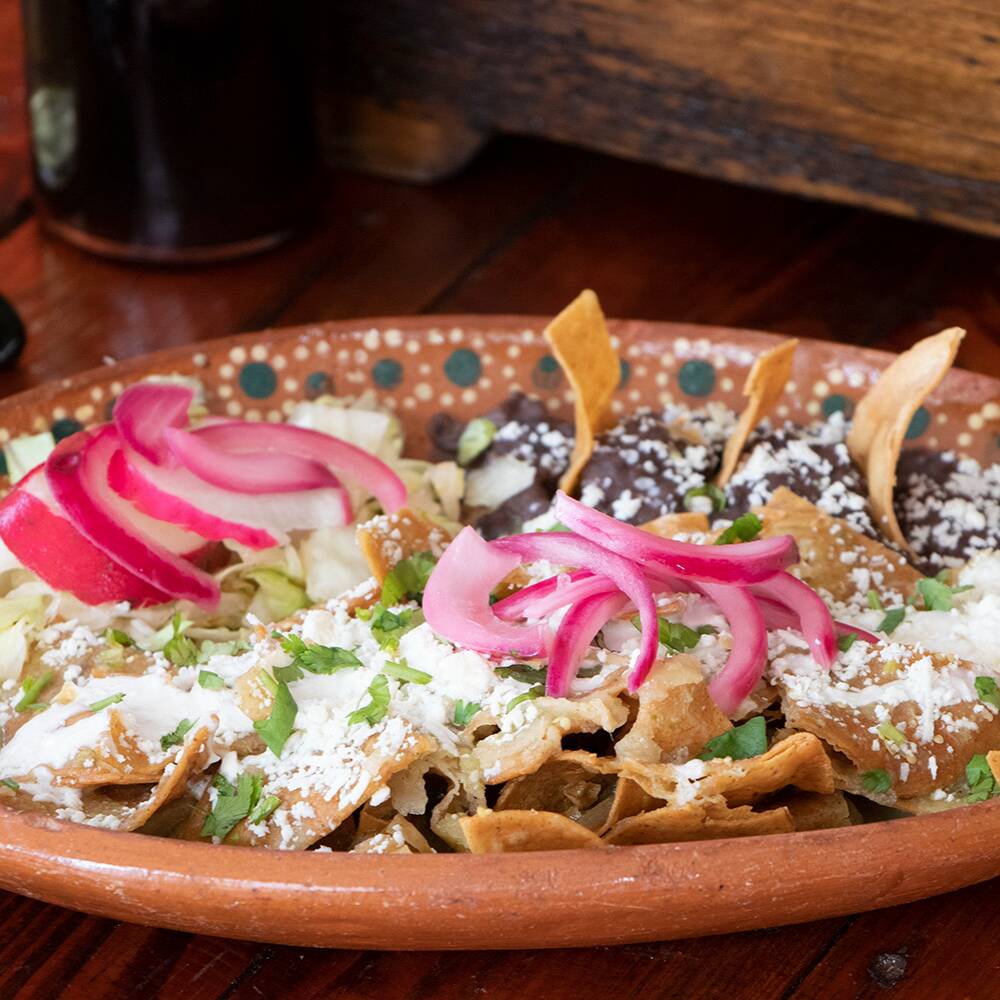 Chilaquiles naturales