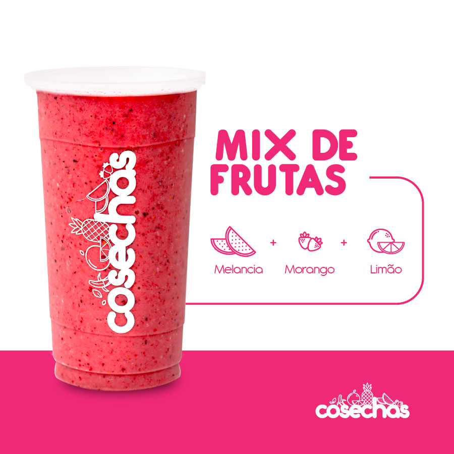 A suavidade da melancia e do morango se encontra com o toque cítrico do limão, criando uma bebida refrescante e cheia de sabor.