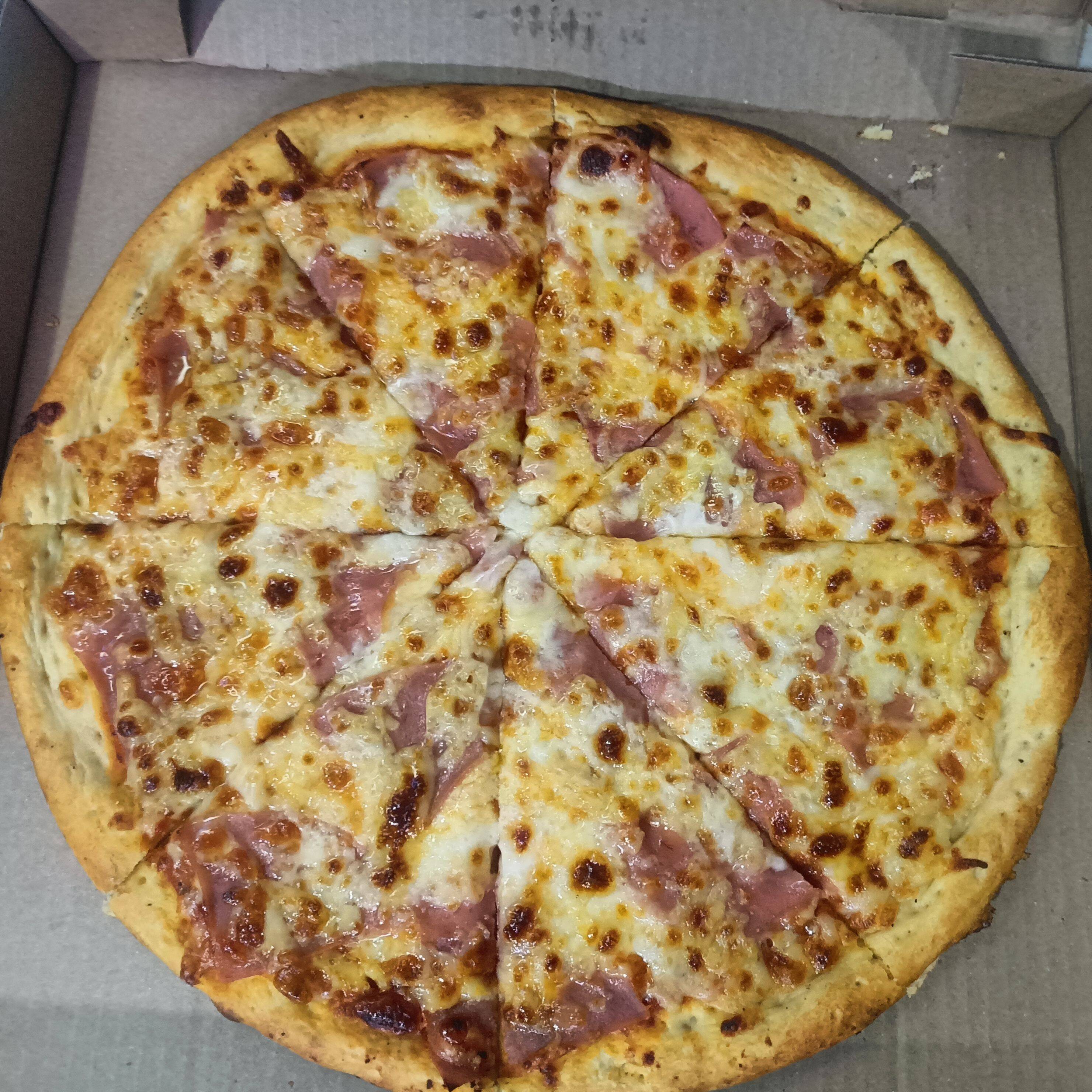 Pizza grande 1 ingrediente 35cm 8 rebanadas