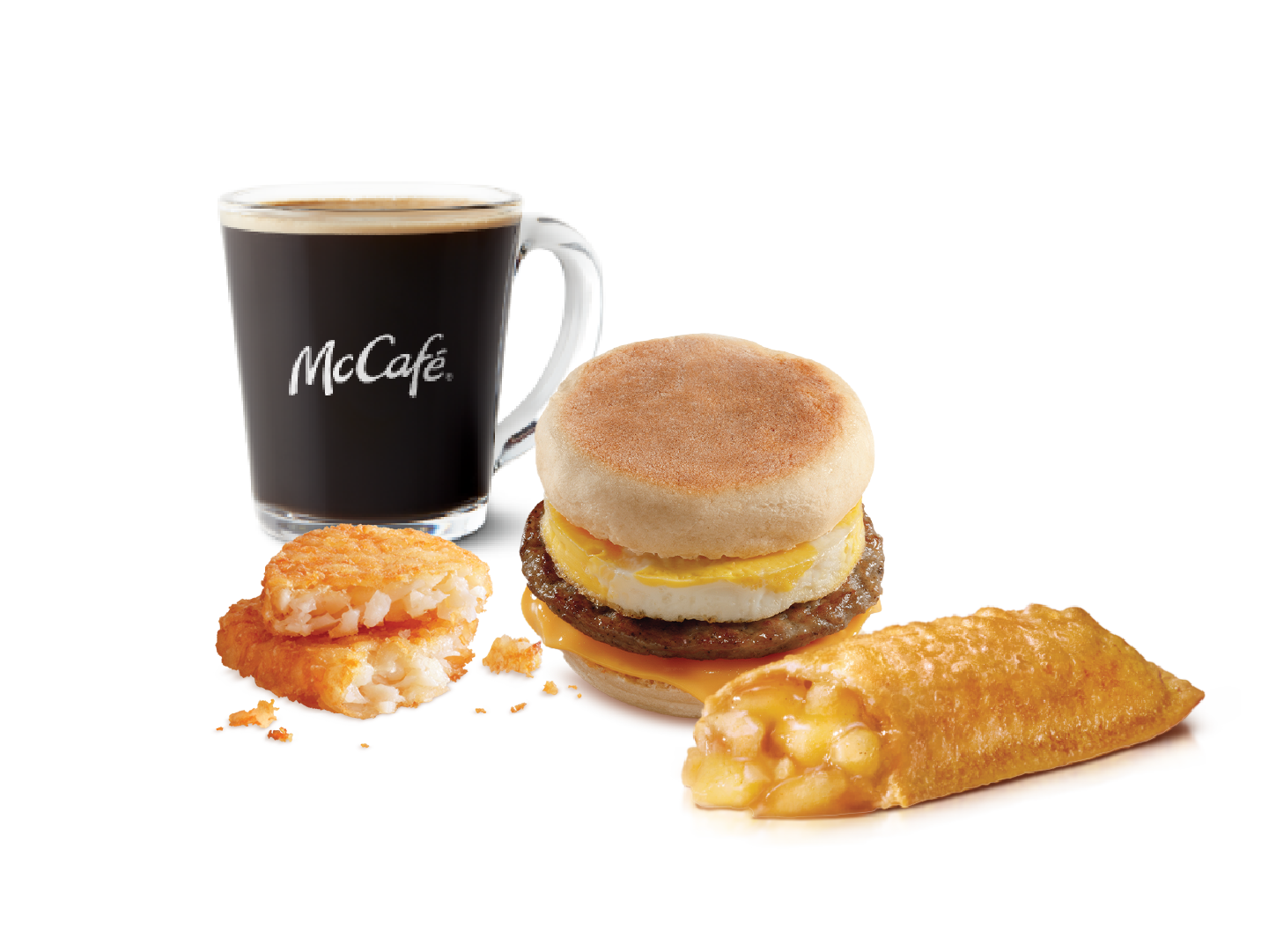 McCombo® Muffin Salchicha Huevo y Pastel de Manzana