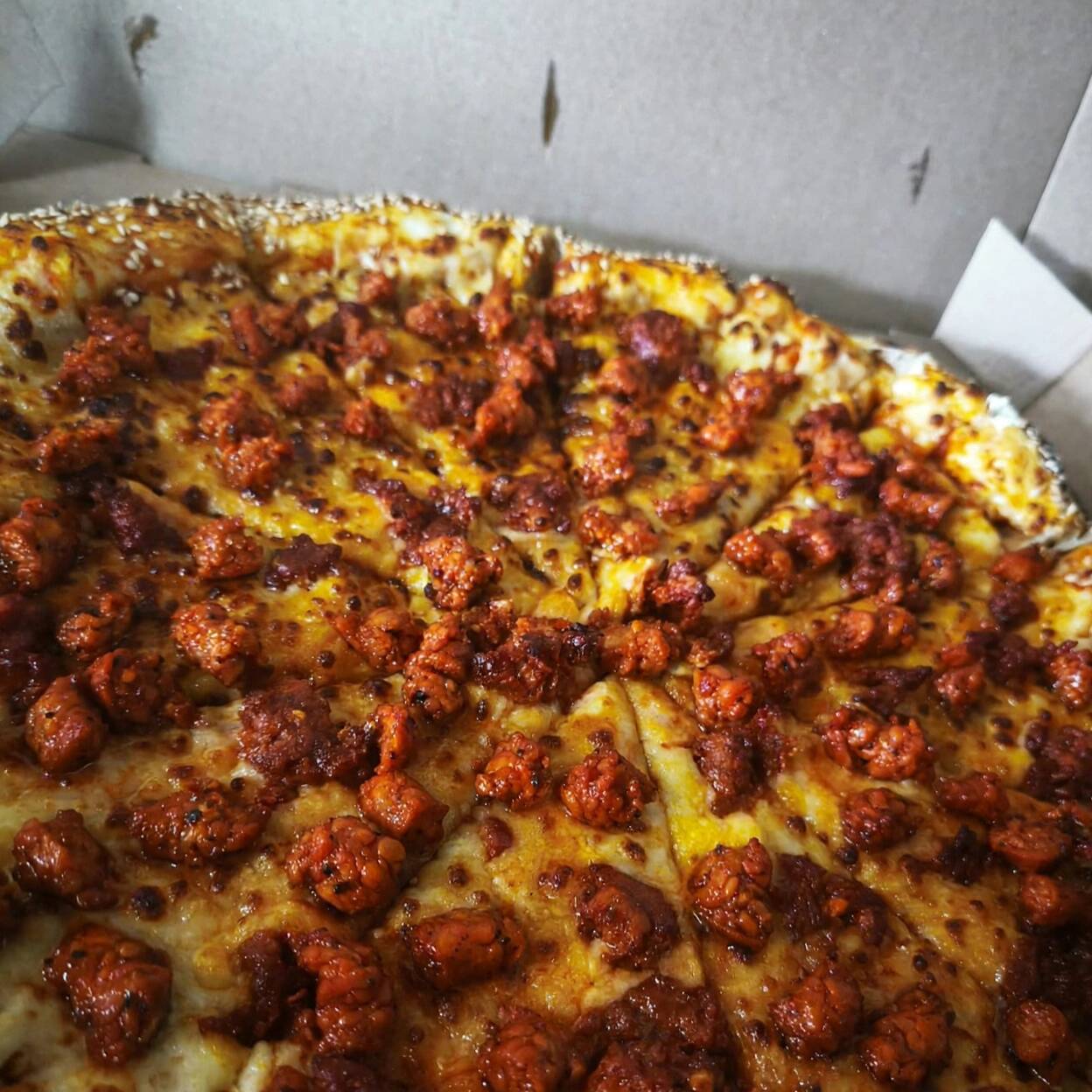 DOBLE CHORIQUESO (Pizza Grande 10 Rebanadas)