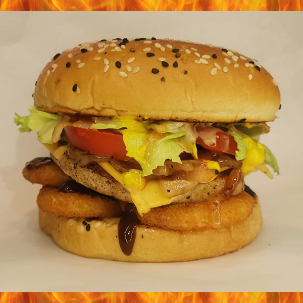 Hamburguesa de Pollo BBQ