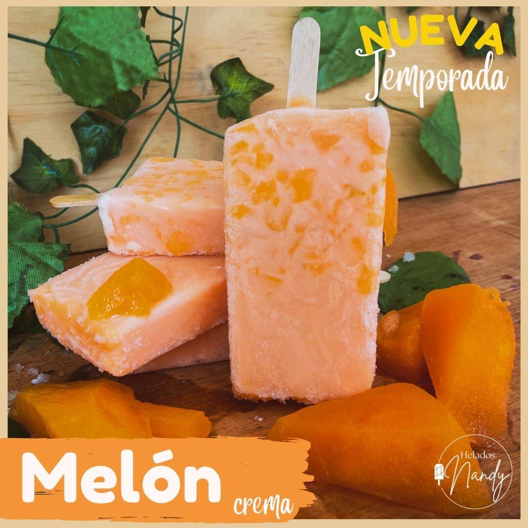 Paleta de Crema de Melón