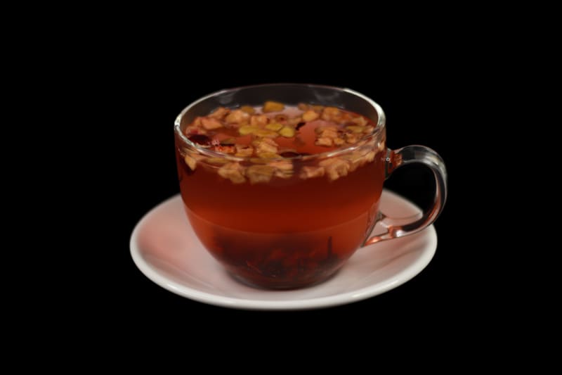 Tisana frutal caliente.