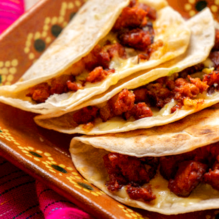 Quesadillas de Chorizo con Papas