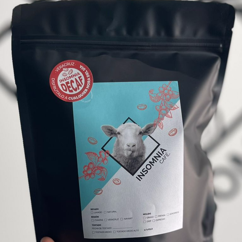 Café en Grano DESCAFEINADO 1/4 Kilo
