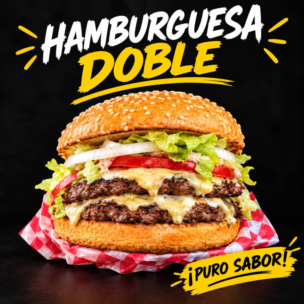 HAMBURGUESA DOBLE