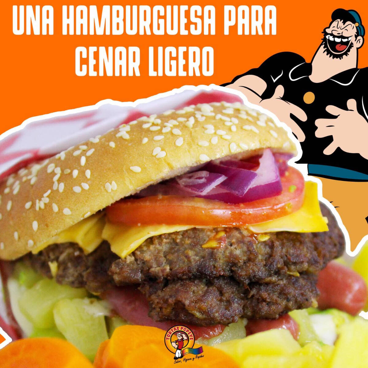 HAMBURGUESA SENCILLA