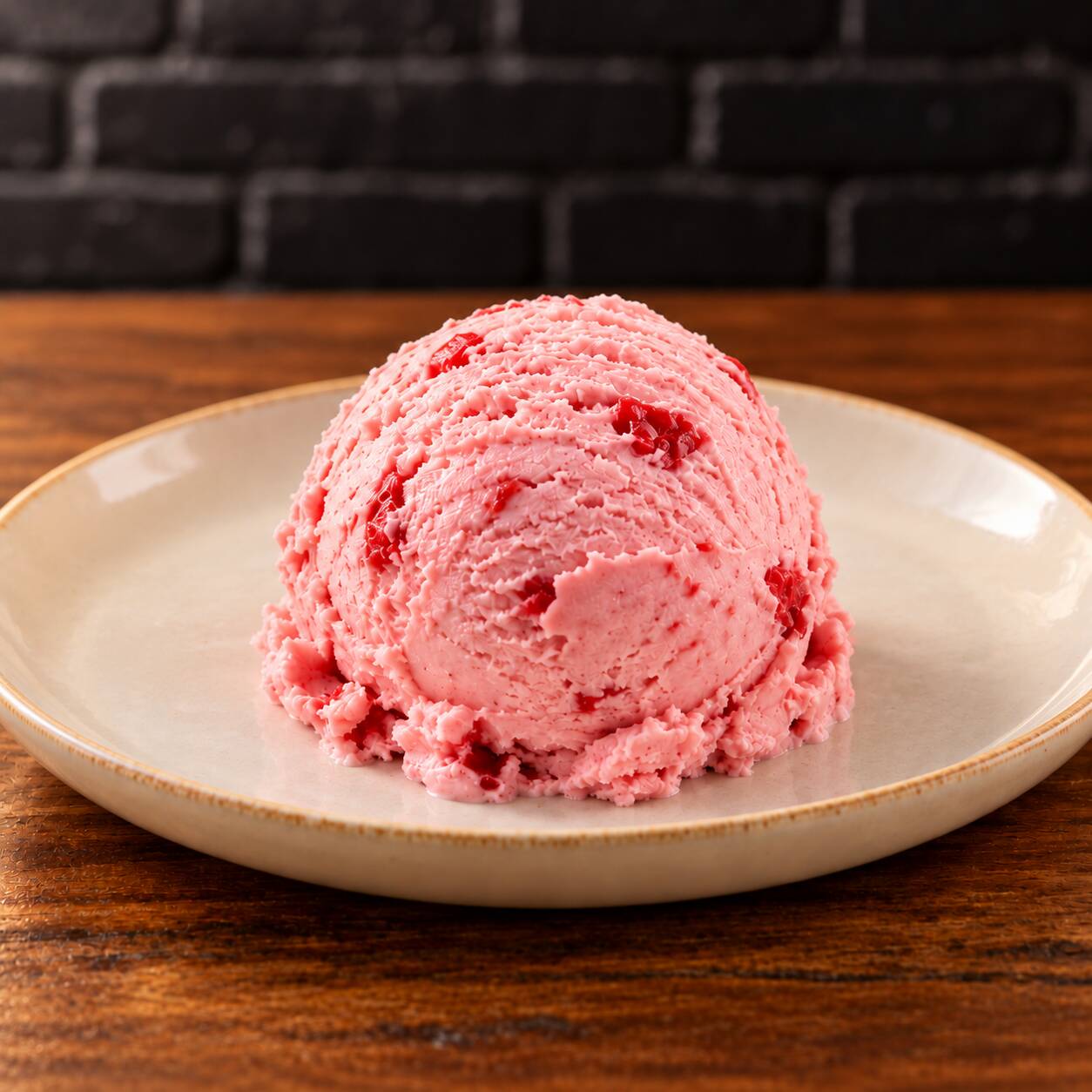 Bola de nieve sabor fresa