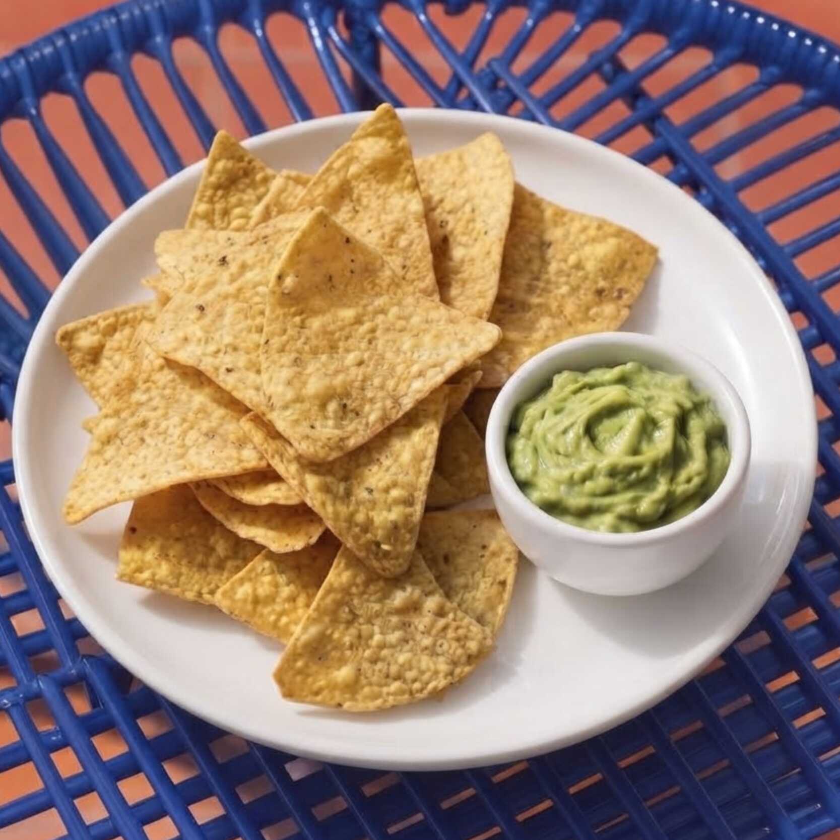 Nachos & Guacamole Bowl