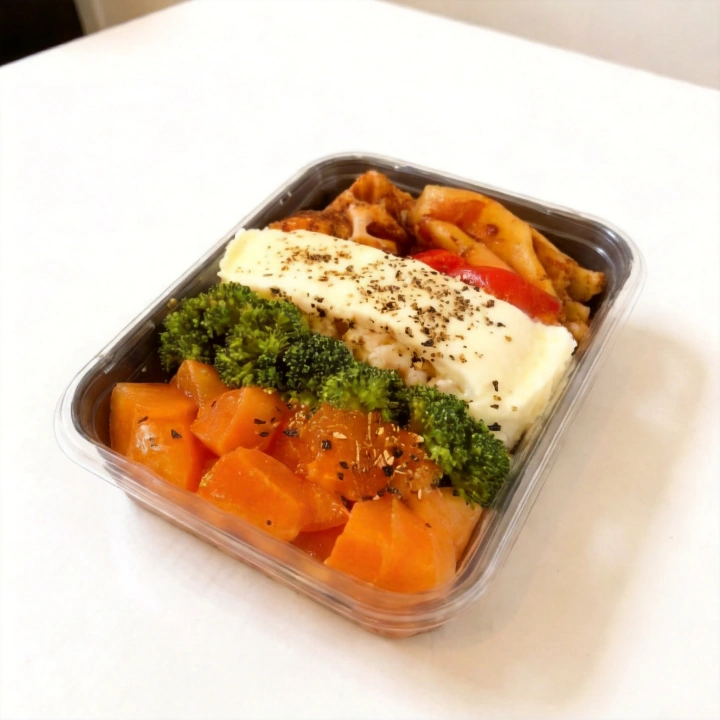 Base de arroz japonês acompanhada de cream cheese cremoso, salmão grelhado e cubos de salmão fresco, combinados com brócolis crocante, tomate cereja e finalizados com gergelim tostado. Uma explosão de texturas e sabores frescos em um prato leve e nutritivo.