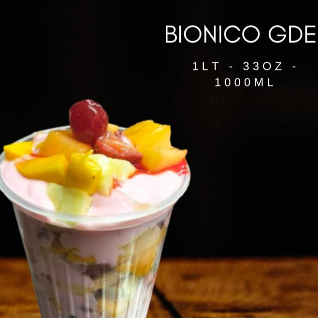 FRESAS C/CREMA 1 LITRO