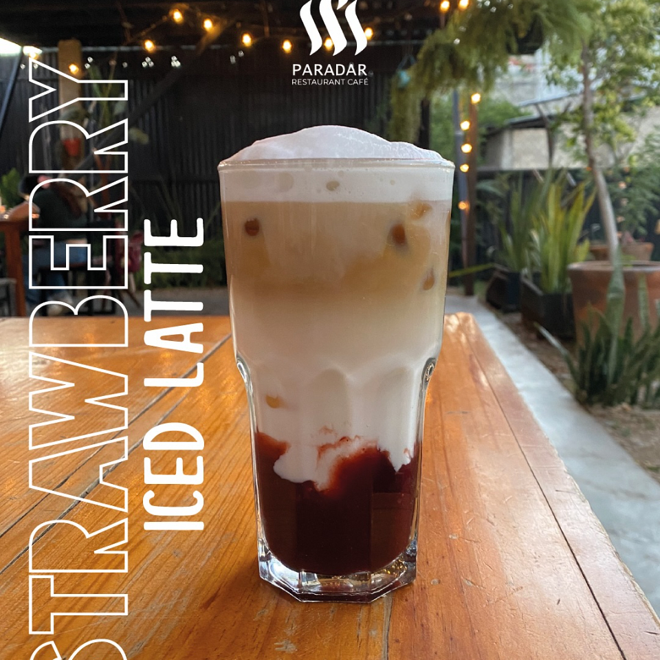 Strawberry Iced Latte