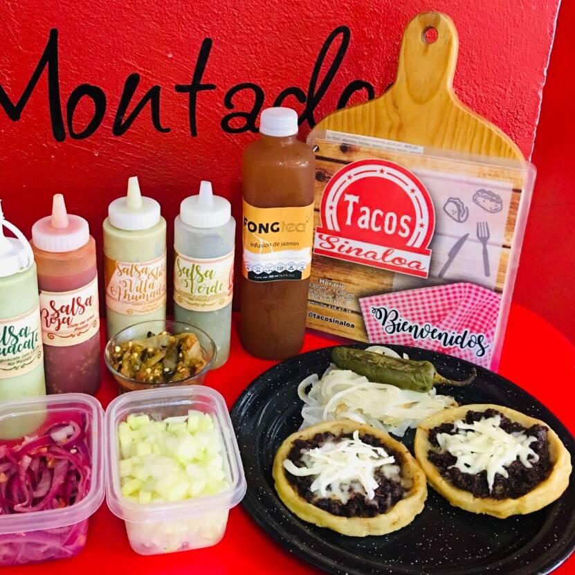 Sope con Asientos y Queso