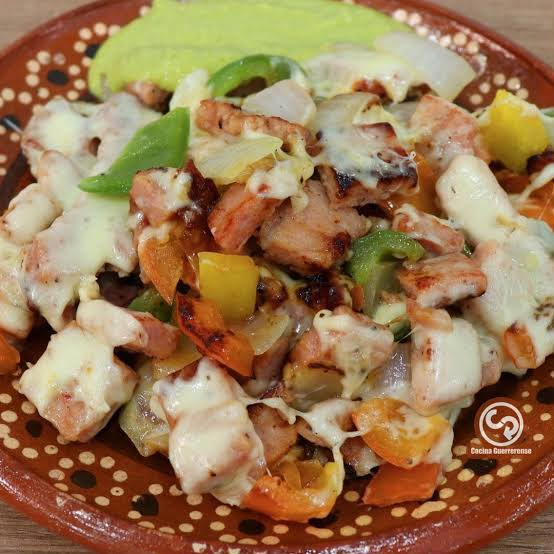 Alambre de chuleta con Queso
