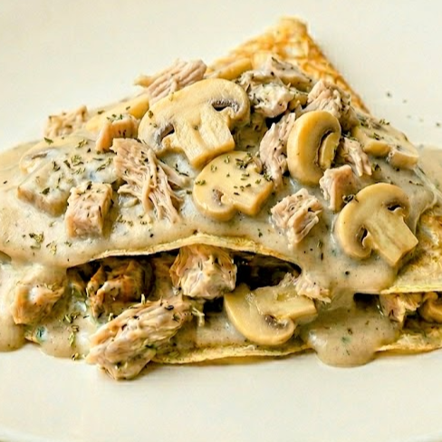 Crepe de Pollo Champiñones - Frances